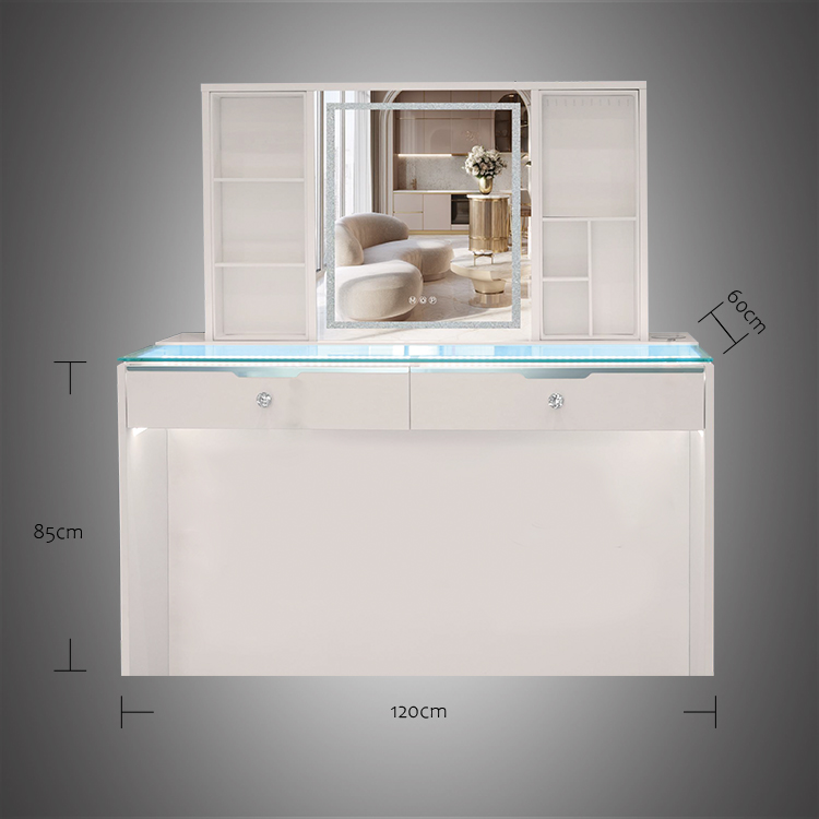 Height-Adjustable Vanity  DZ-DT-009-WC-RGB-3L